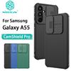 NILLKIN Чехлы для телефонов Samsung Galaxy A55 5G CamShield Pro TPU + PC Защита камеры Противоударная задняя крышка для конфиденциальности