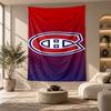 Декоративный Гобелен, Настенное Искусство с Принтом Montreal Canadiens, Легкое Настенное Украшение для Фона Спальни