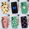 Чехол для телефона Xiaomi Poco C31 C40 C50 C55 F5 M3 M4 X3 X4 X5, модный мягкий силиконовый противоударный матовый чехол на заднюю панель с изображением подсолнуха, ромашки для Xiaomi, бампер