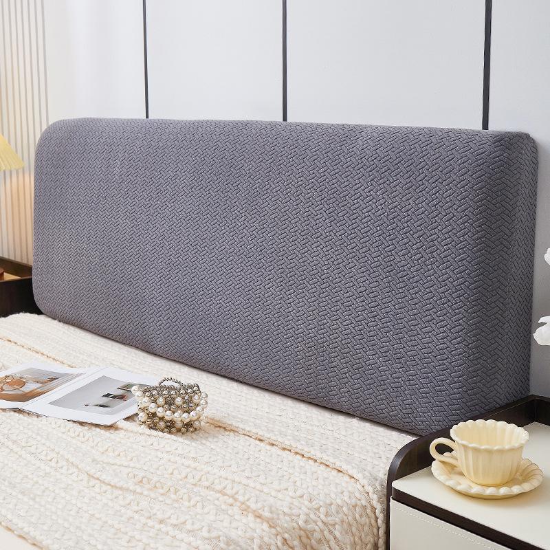 Bed Headboard Cover Slipcover, Stretch Headboard Covers, Dustproof Protector Cover for Linen Fabric Tufted Upholstered Headboard