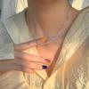 Искрящийся Звездный Браслет-Колье в Корейском Стиле - Геометрические Украшения, Европейская и Американская Мода, Креативное Кольцо на Лодыжку.