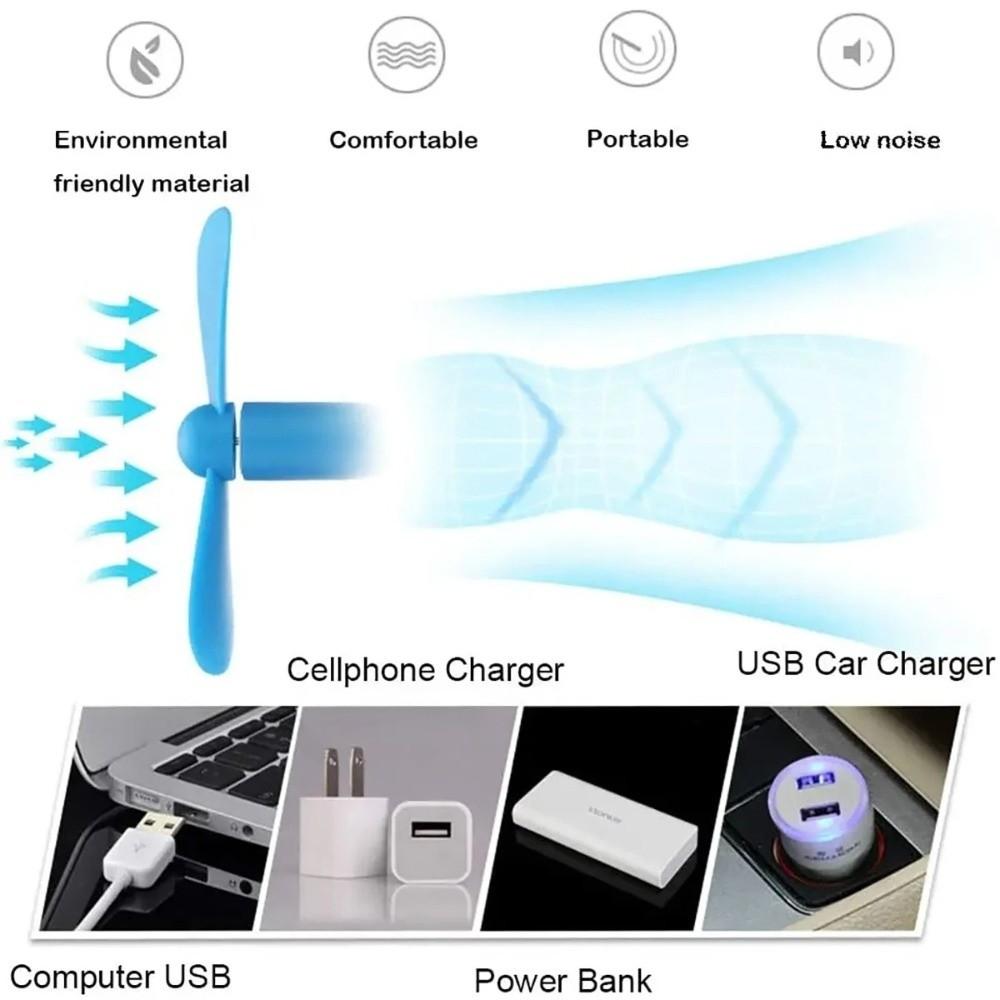 Гибкий USB-вентилятор Портативный ручной вентилятор Прочный мини-USB-вентилятор для охлаждения ноутбука