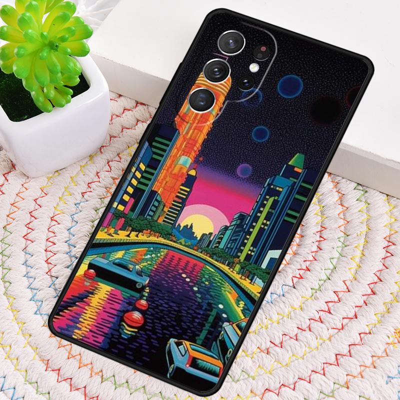 Чехол для телефона City Pop Art At Night для Samsung Galaxy note 10 pro S26 Ultra S23 S24 FE S25 S21 S22 PLUS ударопрочный