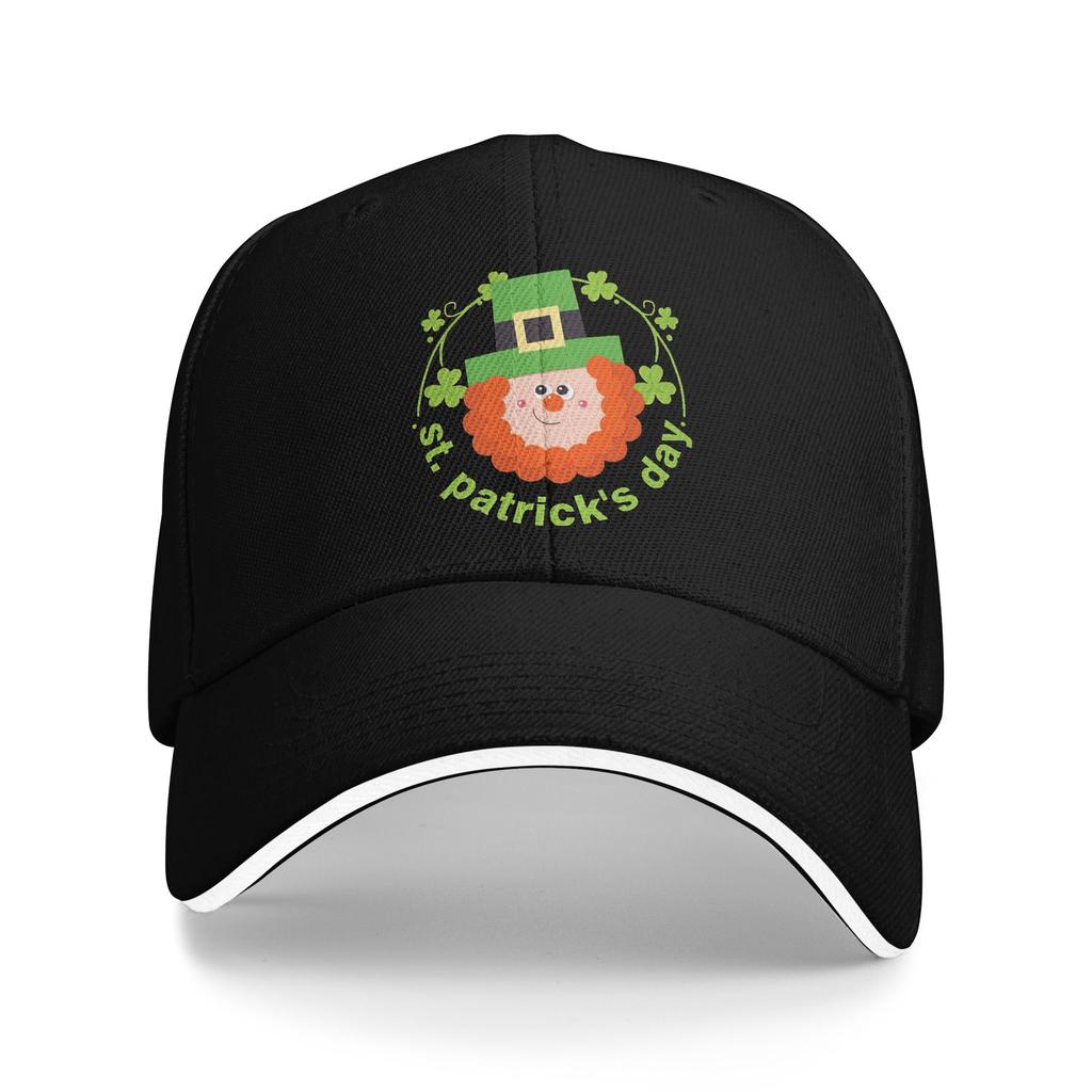 Happy St Saint Patricks Day  Outfits Men Women Baseball Cap  Trucker Hat Casual Travel Headwear Adjustable Fit Sun Cap