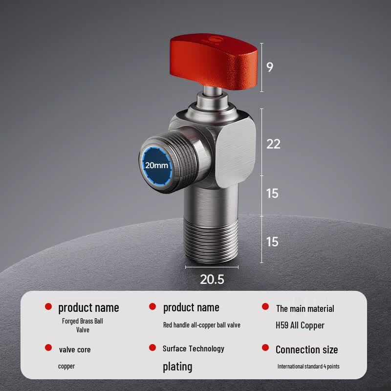 Yu Hong Fei Yu H59 Heavy-Duty Brass Ball Valve