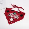 Knitted Cotton Halloween Bat Head Scarf Hat Multifunctional Triangle Scarf Skull Headband for Women Party Cosplay