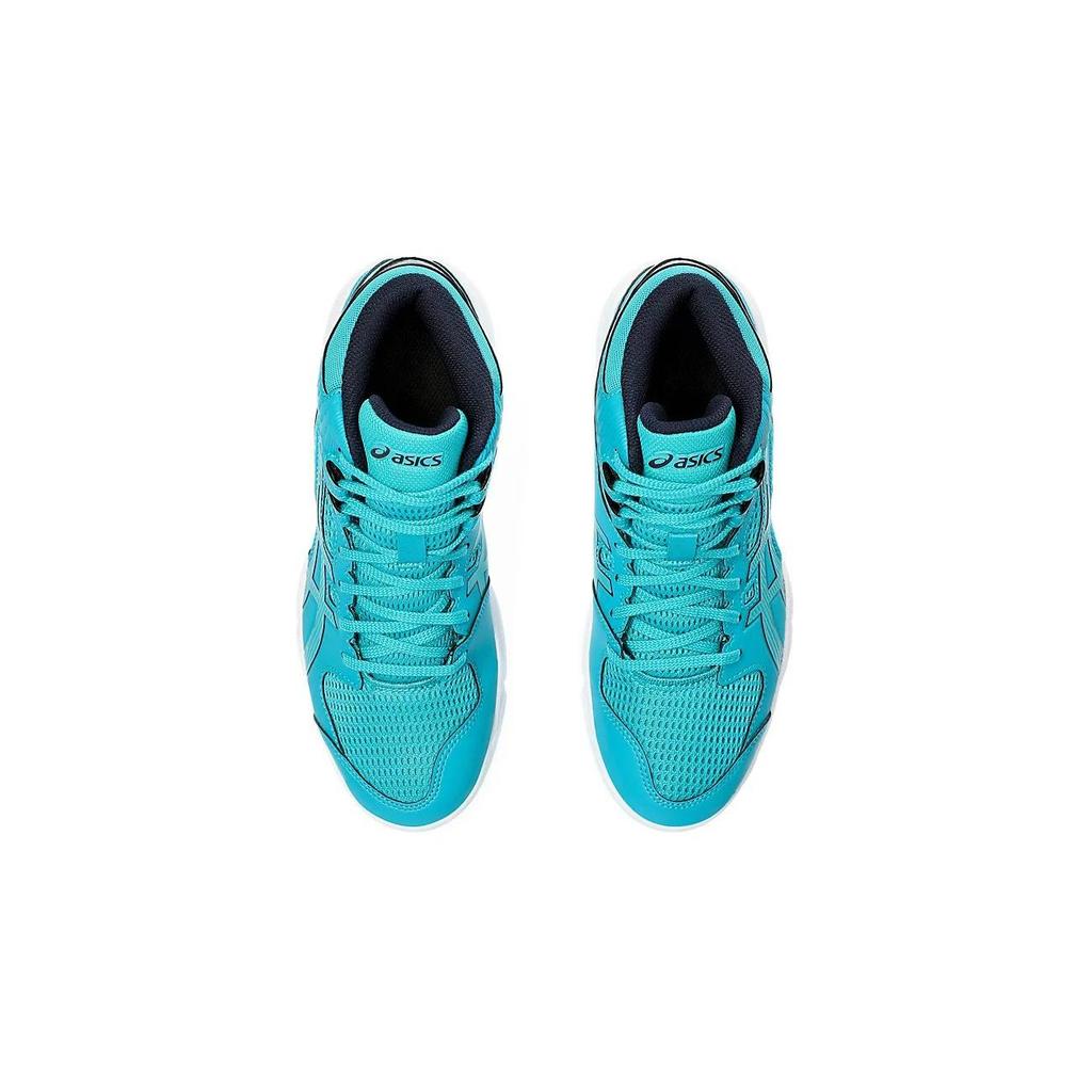 Asics Dunkshot Mb 9 Износостойкие Средние Детские Баскетбольные Кроссовки Синие Детские 1064A006-300