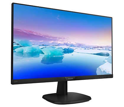 Philips Wide LCD Display Black 5 Years Full Warranty 223V7QJAB/11 21.5-inch (Full HD/DP/HDMI/D-Sub/speaker Included)