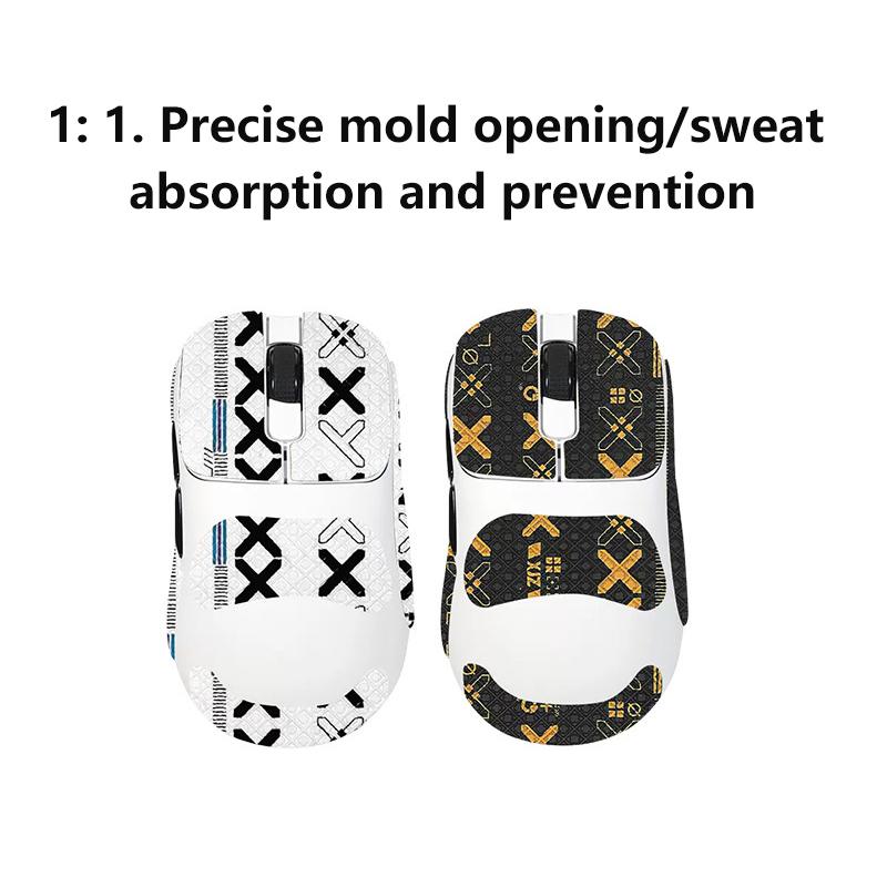 Противоскользящая наклейка на мышку для скейтборда Ajazz Aj179/Aj179 Pro Gaming Mouse для киберспорта, компьютерного геймера, нескользящая, впитывающая пот