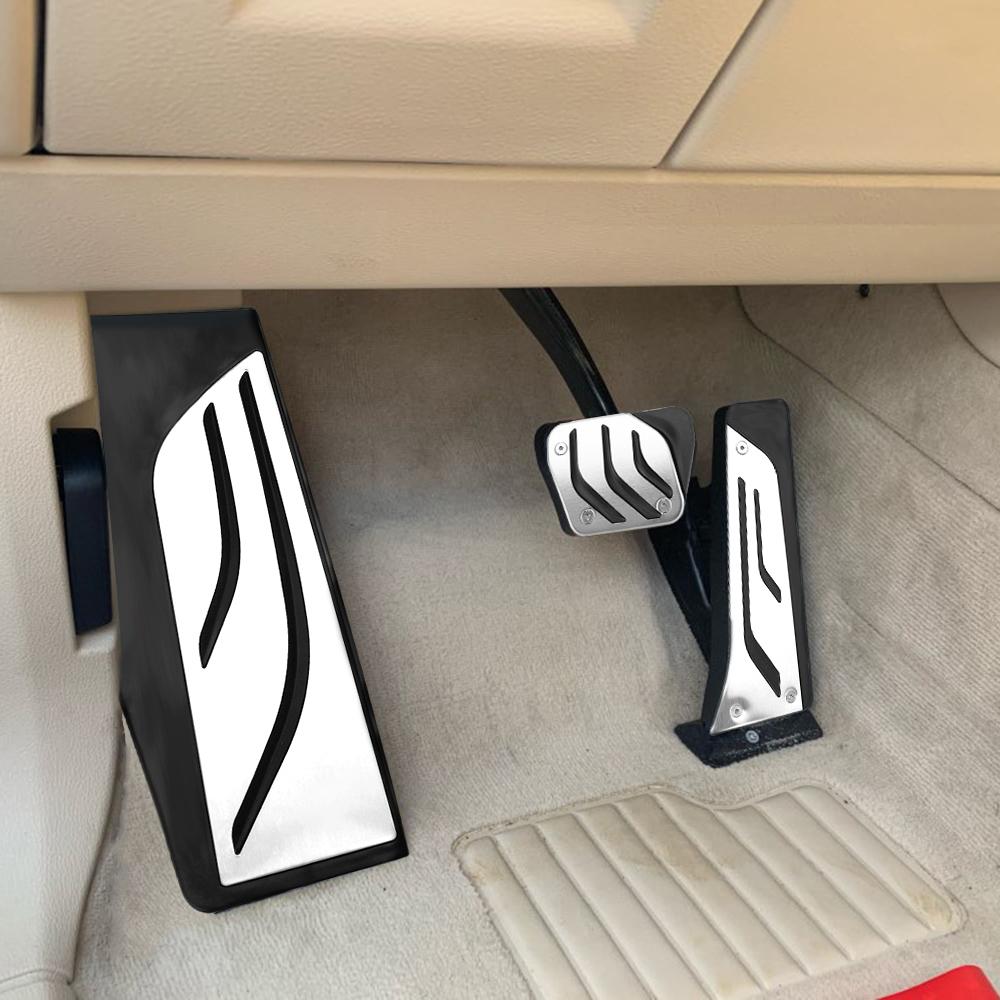 AT Accelerator Gas Brake Car Brake Accelerator Fuel Car Pedals Kit for BMW X5 X6 2018 2019 Footrest Pedal Cover Foot Rest Pedal
