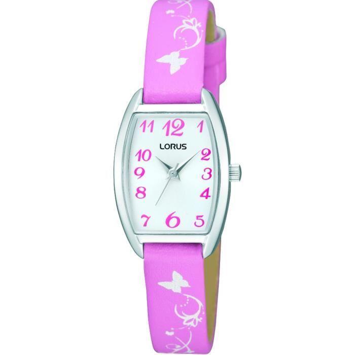 Montre - LORUS - COMUNION RRS63UX9 - Quartz - Analogique - Cuir Rose et Argenté