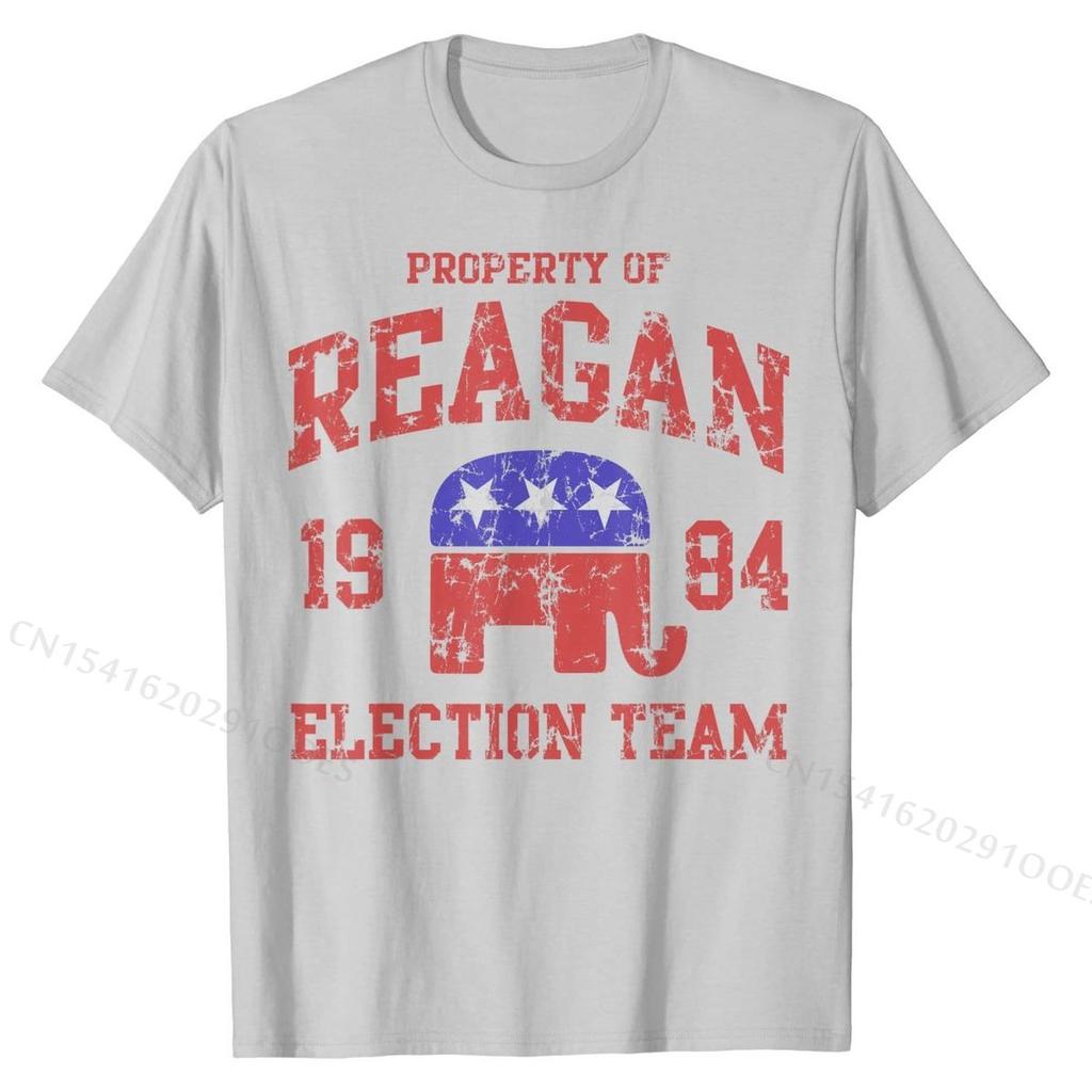 Ретро футболка 80-х Рейган Выборы 84 республиканская мужская футболка Ретро хлопковые топы футболки простой стиль для мужчин