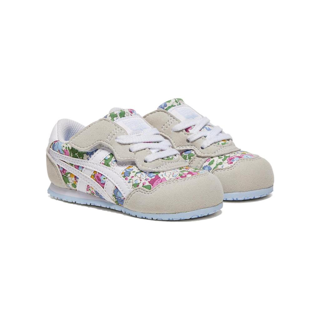 ONITSUKA TIGER Serrano Удобные Универсальные Нескользящие Прочные Низкие Кроссовки для Ходьбы Детские кроссовки Бежевый Красный 1184A202-020