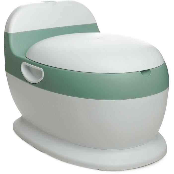 Mini Toilette - THERMOBABY - Vert Sauge - Confortable Avec Bruit De Chasse D'eau