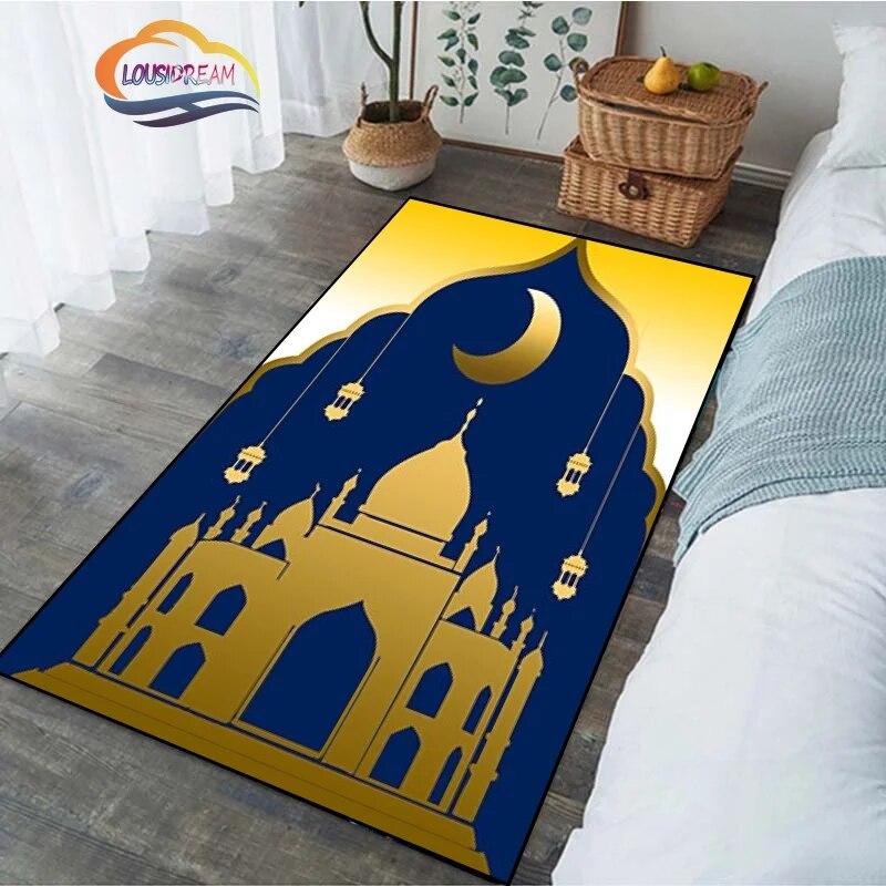 Религиозный ковер, турецкий молитвенный ковер, коврик для Рамадана для женщин, персонализированный мусульманский ковер на заказ, ислам, религиозные убеждения