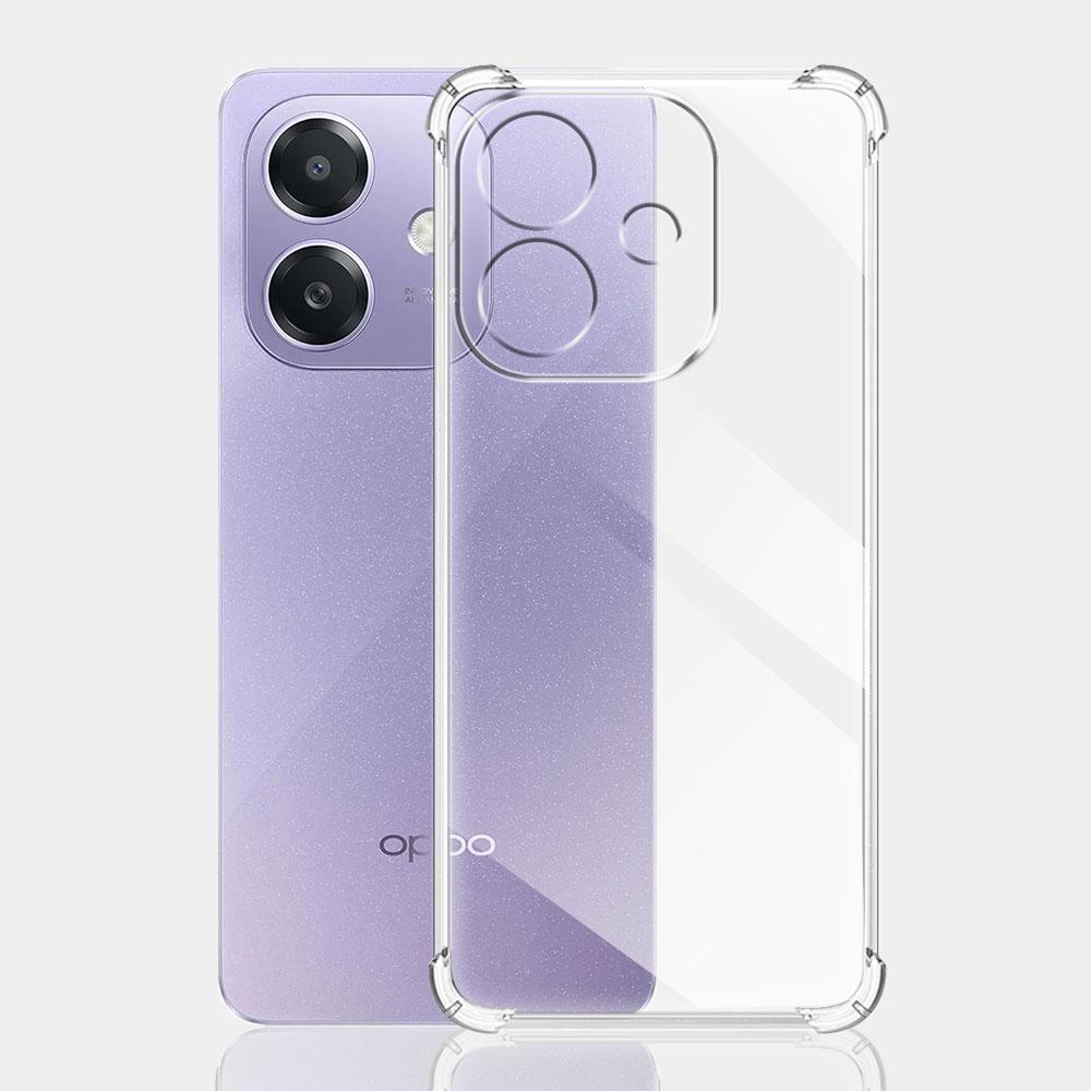 Для Oppo A3X 5G CPH2681 Чехол Прозрачный Противоударный Подушка безопасности ТПУ Силиконовый Мягкий Чехол для телефона Для OPPO A3 X A3X 5G 6.67" Защитная Крышка Funda