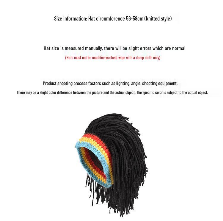 Вязаная шапка-парик в стиле регги: Унисекс мода со стилем дредов