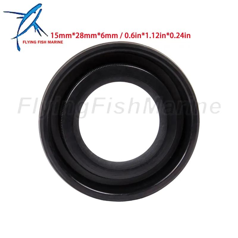 Outboard Engine 93101-15074 93101-15074-00 Oil Seal for Yamaha Boat Motor 6HP 8HP 9.9HP, 2pcs