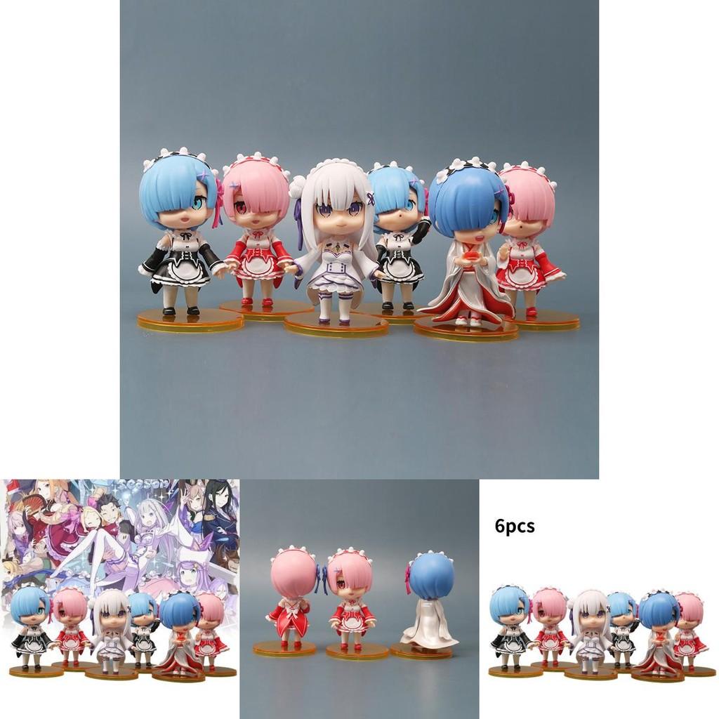 Collectible 9cm Anime Statues Of Rem And Ram From Zero Two World For Enthusiasts