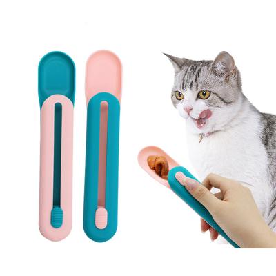 Кормушка для кошек Ложка для кормления кошек Ложка для кормления домашних животных Жидкая кормушка для животных Кормушка для корма без остатков Кормушка для животных