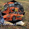 1PC car racing Umbrella-8-Rib Reinforced Portable Folding Travel Suitable for All Seasons Outdoor Daily Use  -J0380