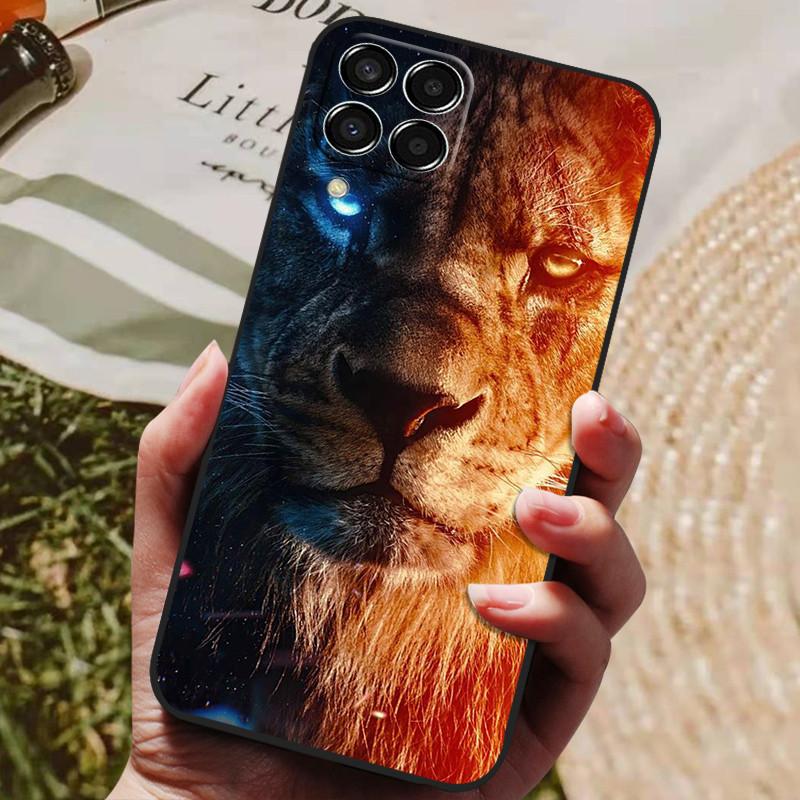 Чехол для Samsung Galaxy M33 M53 2022 Модный Силиконовый Защитный Мягкий ТПУ Задняя Крышка для Samsung M53 5G Чехол для Телефона Черный Бампер