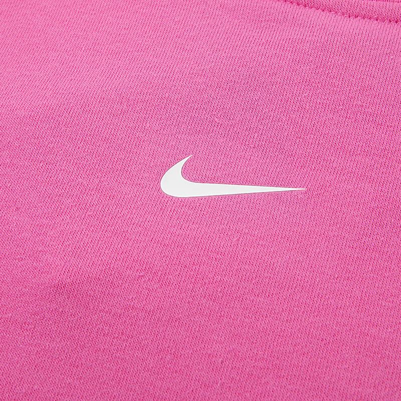 Nike Однотонный повседневный свитшот с круглым вырезом и длинными рукавами, женские топы, розовый FB5126-675