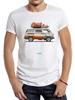 SPAPEX Vintage Campervan Men T Shirt Casual Van Life Male Tops Hipster Retro Camper Bus Package Printed Tee