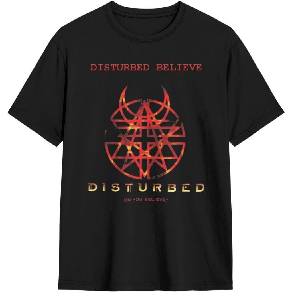 Short Sleeve T-Shirt Disturbed Band T-Shirts for Men and Women Running Shirts Workout Shirt(1)