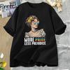 More Pride Less Prejudice T Shirt LGBTQ TShirt Pride Month LGBTQ Tshirt Casual Cotton Short Sleeve Round Neck Women Clothes