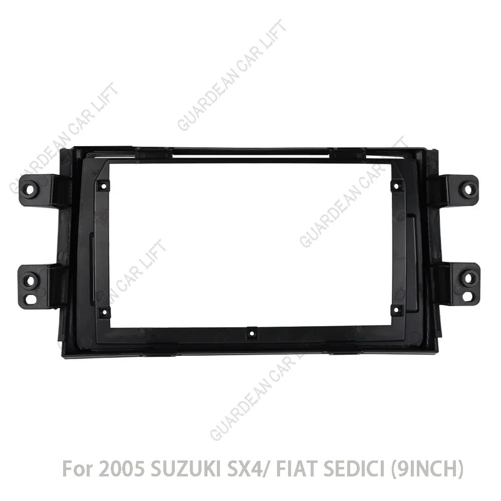 Для SuZuKi SX4 2006-2014 / FIAT SEDICI (9 ДЮЙМОВ) Автомобильное радио Fascias Android GPS MP5 стерео плеер 2 Din головное устройство Панель приборной панели рамка