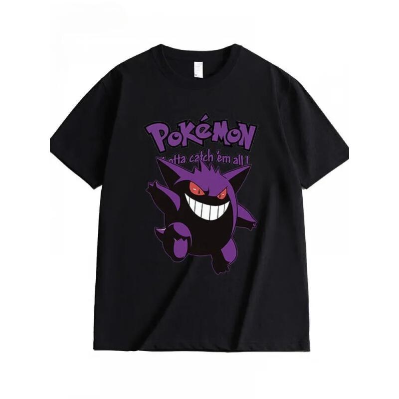 Printing Oversized Cotton T-shirt Men and Women Breathable Fashion Leisure Y2K Children's Clothing Summer T-shirt