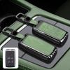 Кожаный чехол-брелок из цинкового сплава для автомобильного ключа Range Rover Evoque, Range Rover Velar, Discovery 5, Jaguar Xexf, E-Pace, F-Pace, Xj, Xfl
