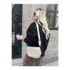 Women's Black Thick Crossbody Bag