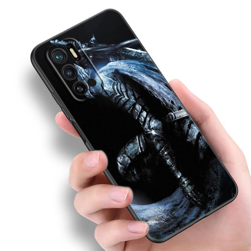 Игровой черный силиконовый чехол для телефона Dark Souls для Xiaomi Redmi Note 10 11 11S 12 13 4G 8 9 11T Pro 5G Plus 8T 9S 10S 12S