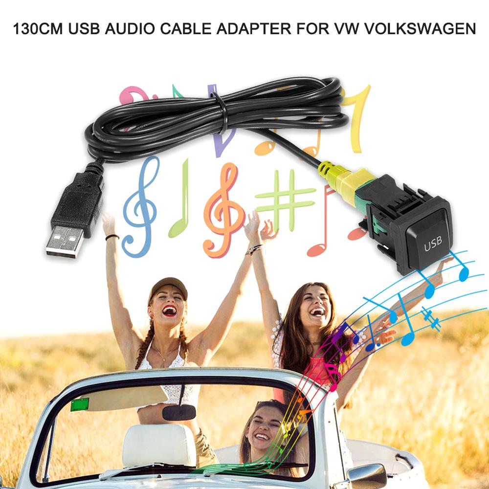 USB-адаптер-кабель Проводной кабель-переходник для CD-плеера Радио 130 см