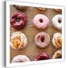 Canvas Print Pastel Donuts