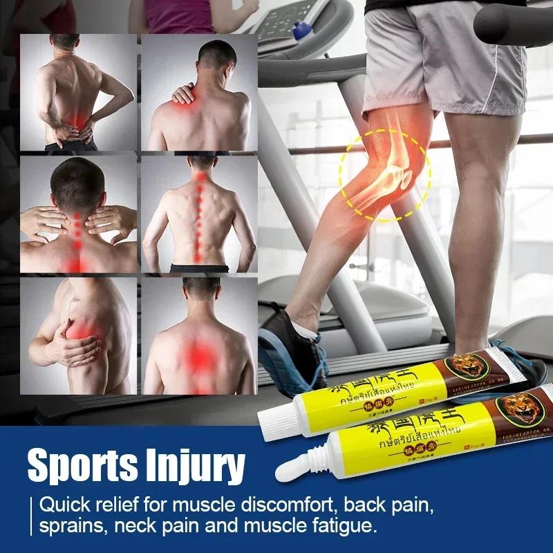 Мазь Tiger Balm, лечебный крем от боли в суставах для шеи, спины, поясницы, позвоночника, обезболивающий крем