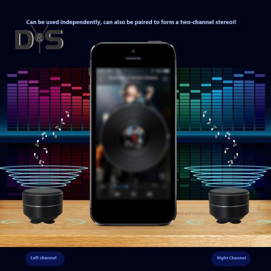 Динамик с костной проводимостью, насыщенный бас, стабильное соединение, водонепроницаемый портативный беспроводной динамик с поддержкой Bluetooth, звуковая коробка