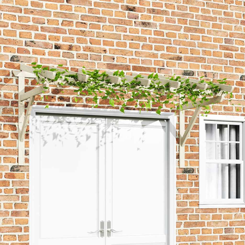 Door Canopy 200 x 100 x 100 cm Solid Pine Wood