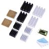 Raspberry Pi 2/3/4 3B+ 4B aluminum cooling heat sink, 5 pcs.