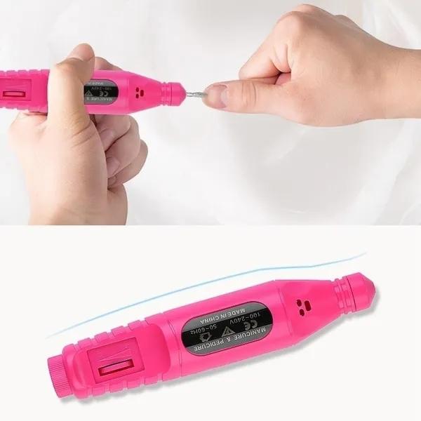 USB зарядка электрическая дрель для ногтей польский шлифовальный маникюрный инструмент для дизайна ногтей 14 шт./компл.