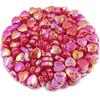 100Pcs Heart Acrylic Beads Jewelry Making AB Color DIY For Wholesale Pendant Necklace Bracelet