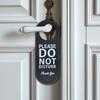 Не беспокоить Дверная вешалка Двусторонняя искусственная кожа Добро пожаловать Пожалуйста, постучите Домашний Офис Дверная ручка Знак Подвесной декоративный орнамент
