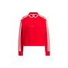 Originals X Feifei Ruan FW23 New Year Classic Three-Stripe Crew Neck Sweatshirt Women Tops Red IX4228