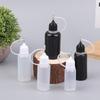 Diy Quilling Tool Empty Needle Tip Glue Bottle With Black Cap Liquid Dropper Containers With Silicone Rings For Crafting