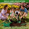 6/7Pcs Kids Gardening Tools Set Metal Rustproof Gardening Planting Tools with Wood Handle Educational Toddler Outdoor Garden Toy