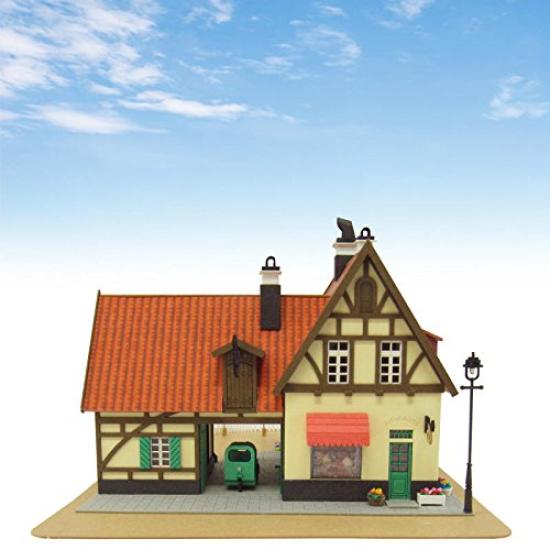 Набор Sankei Miniatuart Studio Ghibli Series Delivery Service Guchoki Pan Store Scale Paper Craft Kiki's 1/150 MK07-02