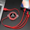 3 в 1 Micro USB Type C Зарядный кабель Мульти-зарядное устройство Для Mitsubishi EK Pajero Xpander Eclipse Cross ASX L200 Xforce Outlander