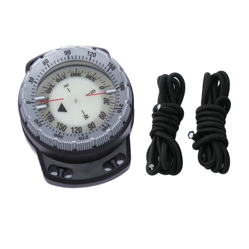 Watertight Diving Compasses Underwater Camping Compasses with Elastics Bracelets Diving Watchband Navigations Compasses